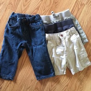 Baby boy bundle - (5) bottoms